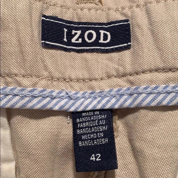 IZOD Bermuda Golf Shorts Newport Oxford 42 Waist NWT - Picture 6 of 11